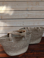 Kori Ella juutti kaksi kokoa-Korit-Dixie-Lahja ja sisustus Pussukka