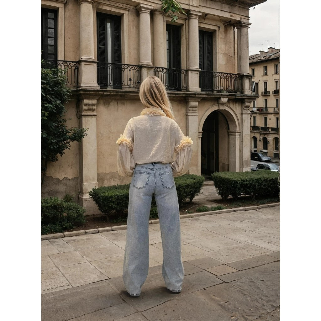 Farkut Diamond vaaleansininen Marc Lauge-Housut/Farkut-Marc Lauge-Lahja ja sisustus Pussukka Katariina Home Oy