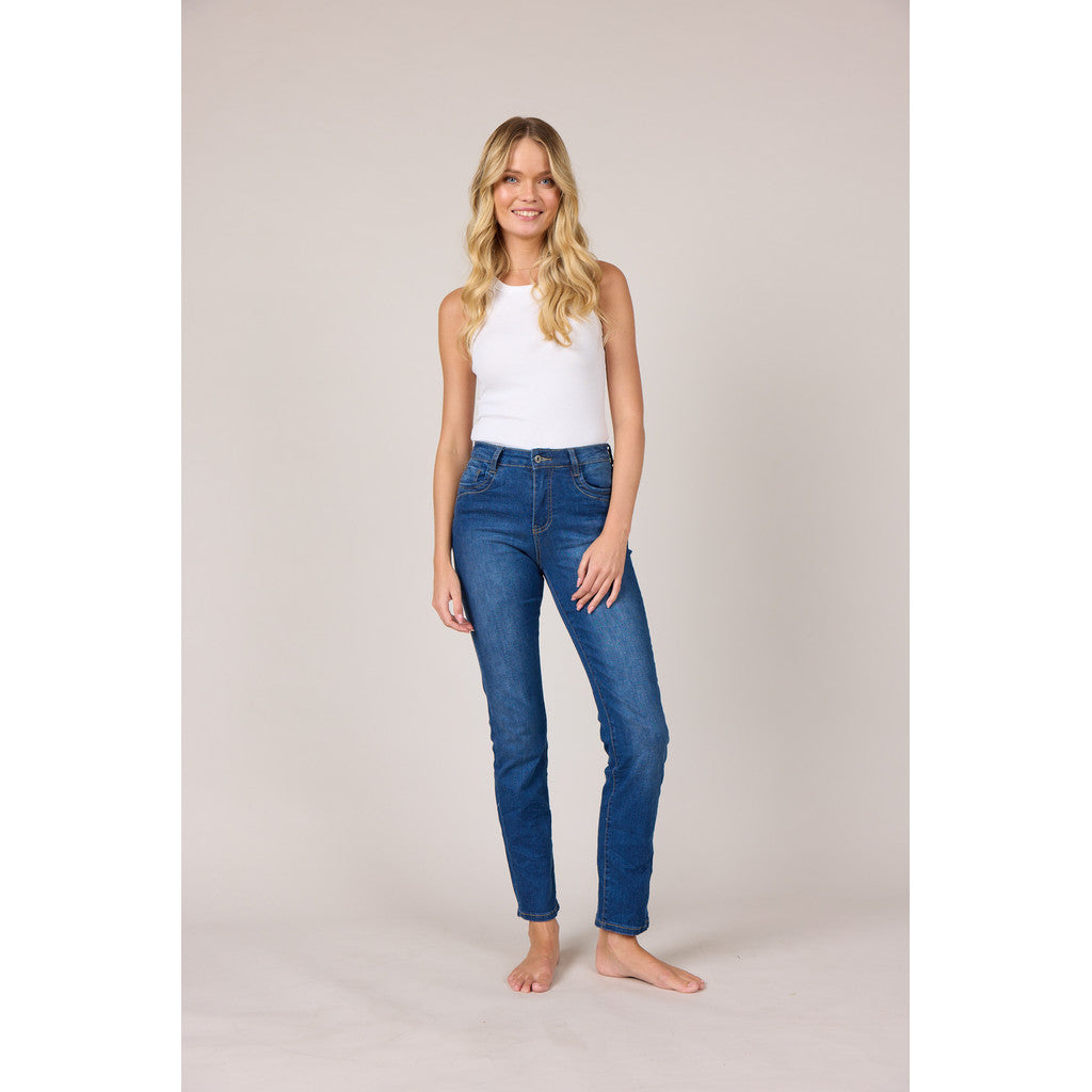 Farkut Patti sininen-Housut/Farkut-Marc Lauge-Lahja ja sisustus Pussukka Katariina Home Oy