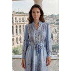 Mekko Lux Paisley vaaleansininen Marc Lauge-Mekot/Hameet-Marc Lauge-Lahja ja sisustus Pussukka Katariina Home Oy