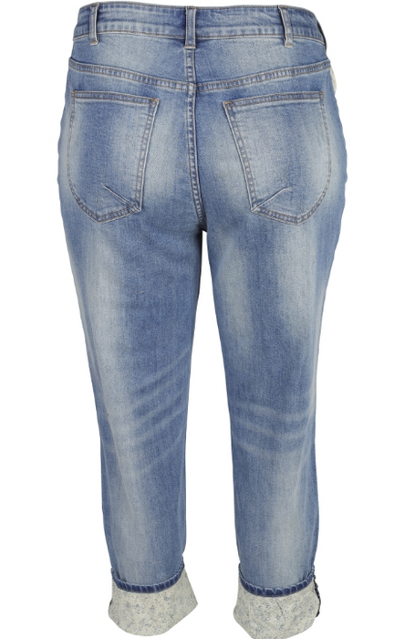 Farkut Ivy denim blue-Housut/Farkut-Zoey-Lahja ja sisustus Pussukka Katariina Home Oy