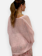 Neulepusero Osha vaaleanpunainen GEMINI by Helen-Neuleet/Neuletakit-GEMINI by Helen-Lahja ja sisustus Pussukka Katariina Home Oy