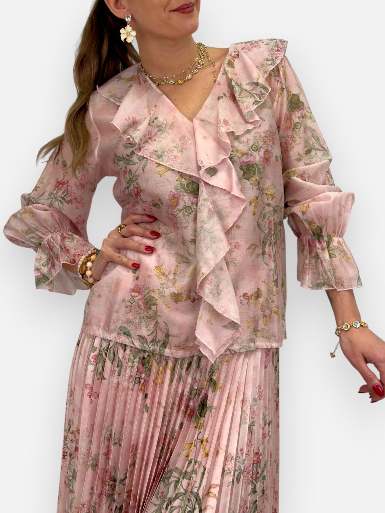 Pusero Sabine vaaleanpunainen GEMINI by Helen-Puserot-GEMINI by Helen-Lahja ja sisustus Pussukka Katariina Home Oy