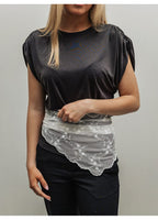 Pitsihuivi luonnonvalkoinen-Pipot/huivit/sukat-BOW19DETAILS-Lahja ja sisustus Pussukka Katariina Home Oy