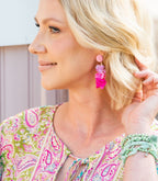 Korvakorut pinkki-Korut-Amanda B-Lahja ja sisustus Pussukka Katariina Home Oy