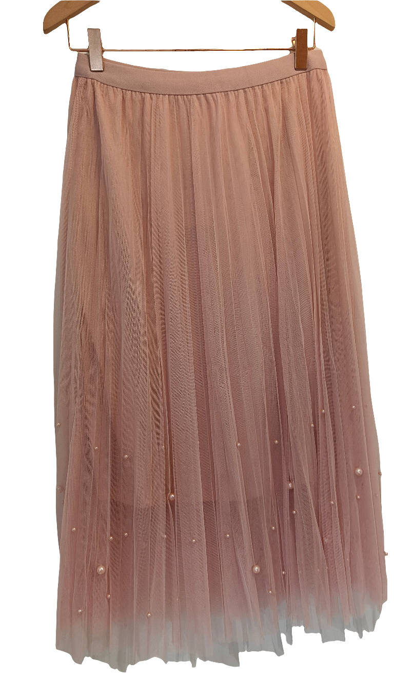 Tyllihame Pearl roosa-Mekot/Hameet-Marc Lauge-Lahja ja sisustus Pussukka Katariina Home Oy