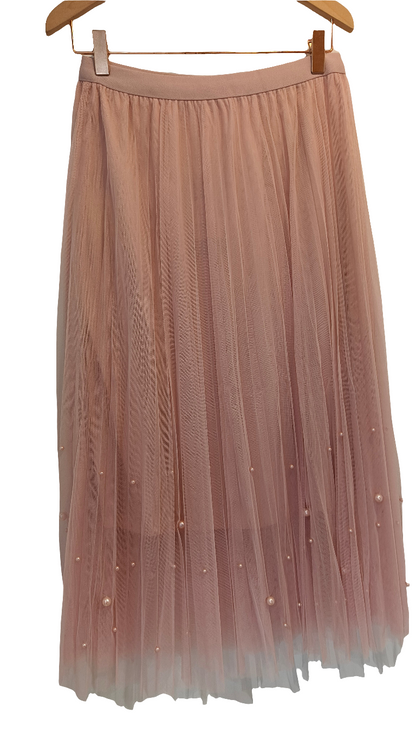 Tyllihame Pearl roosa-Mekot/Hameet-Marc Lauge-Lahja ja sisustus Pussukka Katariina Home Oy