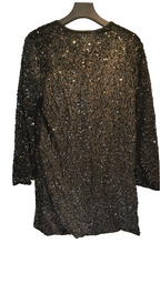 Mekko samettipaljetti Bow musta-Mekot/Hameet-Marc Lauge-Lahja ja sisustus Pussukka Katariina Home Oy