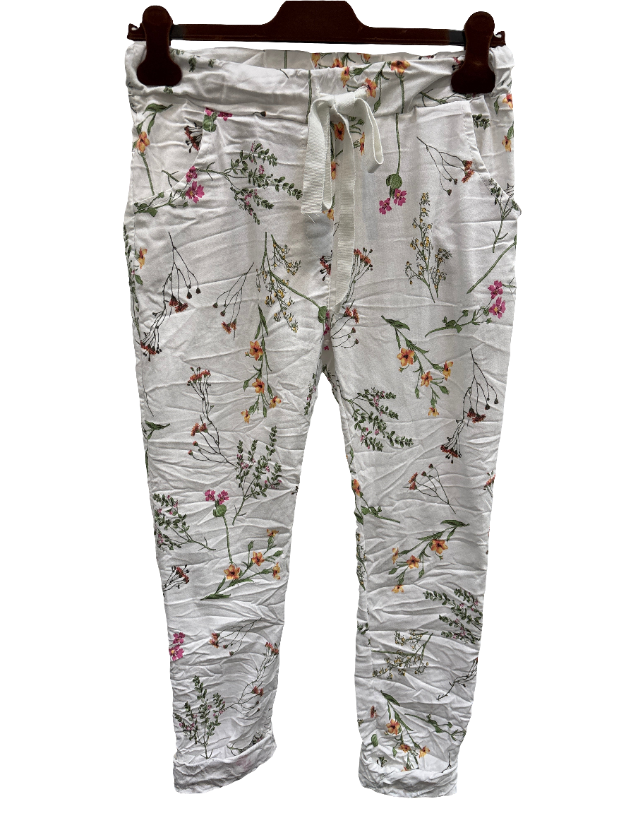 Housut Harriet valkoinen-Housut/Farkut-Marta du Chateau-Lahja ja sisustus Pussukka Katariina Home Oy