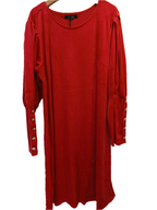 Velourmekko Tea punainen-Mekot/Hameet-Marc Lauge-Lahja ja sisustus Pussukka Katariina Home Oy