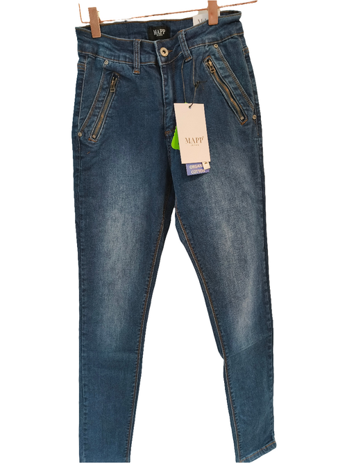 Farkut Katy tummansininen-Housut/Farkut-MAPP jeans-Lahja ja sisustus Pussukka Katariina Home Oy