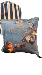 Tyynynpäällinen Perhonen sininen-Tyynynpäällinen-Vanilla Fly-Lahja ja sisustus Pussukka Katariina Home Oy