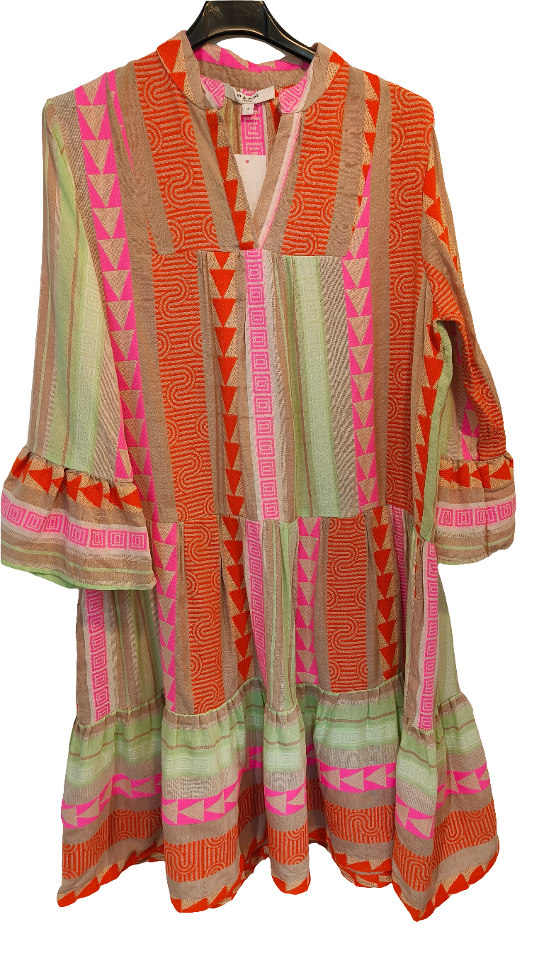 Mekko Partisan värikäs-Mekot/Hameet-Marc Lauge-Lahja ja sisustus Pussukka Katariina Home Oy