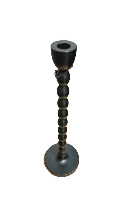 Kynttilänjalka musta-Kynttilänjalat ja lyhdyt-Katariinahome.fi - tyyliä elämääsi-Lahja ja sisustus Pussukka Katariina Home Oy