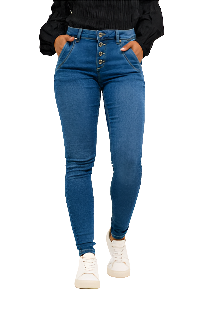 Farkut Sandy rich blue denim-Housut/Farkut-Cream Clothing-Lahja ja sisustus Pussukka Katariina Home Oy