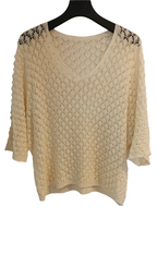 Pitsineule luonnonvalkoinen-Neuleet/Neuletakit-Peura Collection-Lahja ja sisustus Pussukka Katariina Home Oy