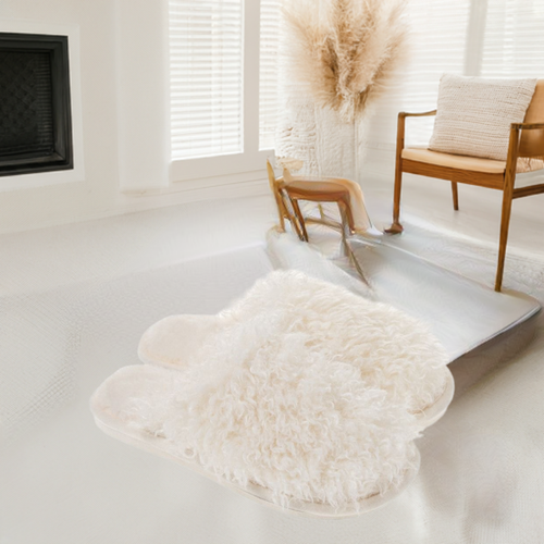 Aamutossut cream-Jalkineet-Amanda B-Lahja ja sisustus Pussukka Katariina Home Oy