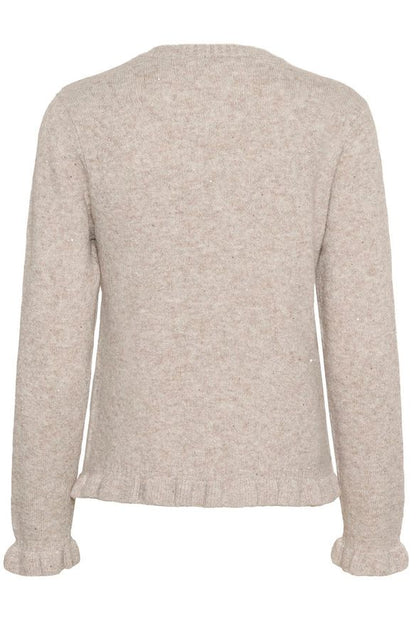 Neuletakki Jolly beige-Neuleet/Neuletakit-Cream Clothing-Lahja ja sisustus Pussukka Katariina Home Oy