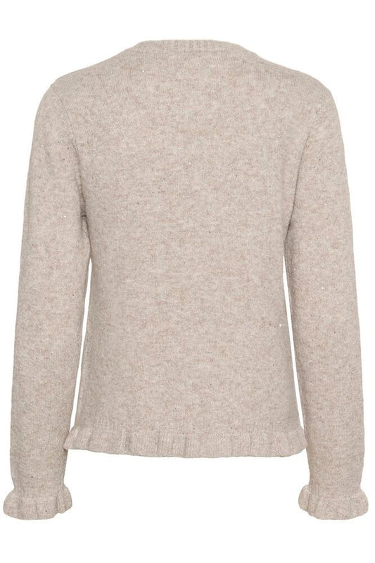 Neuletakki Jolly beige-Neuleet/Neuletakit-Cream Clothing-Lahja ja sisustus Pussukka Katariina Home Oy