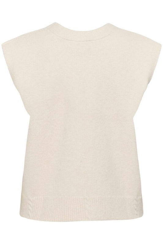 Neuleliivi Klementine luonnonvalkoinen-Neuleet/Neuletakit-Cream Clothing-Lahja ja sisustus Pussukka Katariina Home Oy