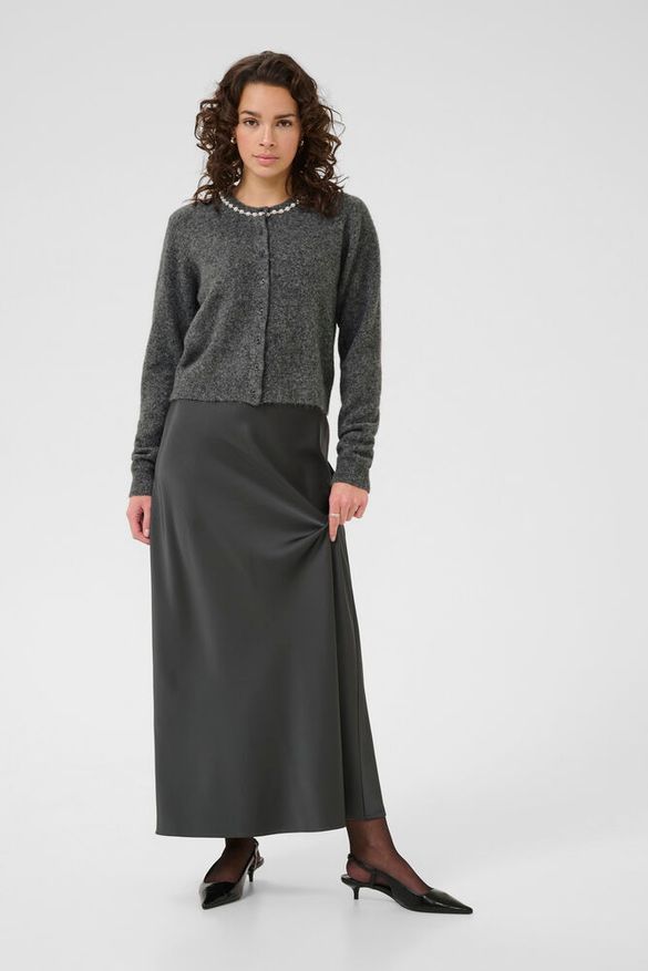 Neuletakki Roxy harmaa-Neuleet/Neuletakit-Kaffe-Lahja ja sisustus Pussukka Katariina Home Oy