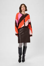 Nahkahame Berta ruskea-Mekot/Hameet-Culture-Lahja ja sisustus Pussukka Katariina Home Oy