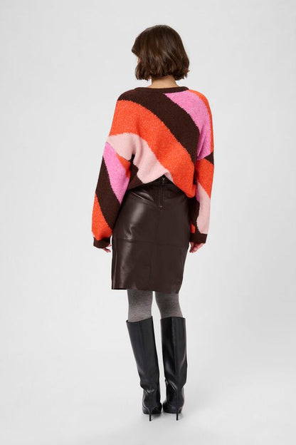 Nahkahame Berta ruskea-Mekot/Hameet-Culture-Lahja ja sisustus Pussukka Katariina Home Oy