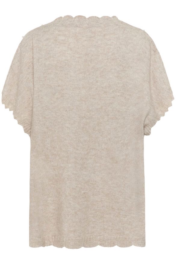 Poncho Manuela beige-Neuleet/Neuletakit-Cream Clothing-Lahja ja sisustus Pussukka Katariina Home Oy