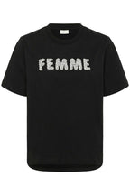 T-Paita Arina musta-T-Paidat-Kaffe-Lahja ja sisustus Pussukka Katariina Home Oy