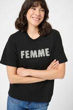 T-Paita Arina musta-T-Paidat-Kaffe-Lahja ja sisustus Pussukka Katariina Home Oy