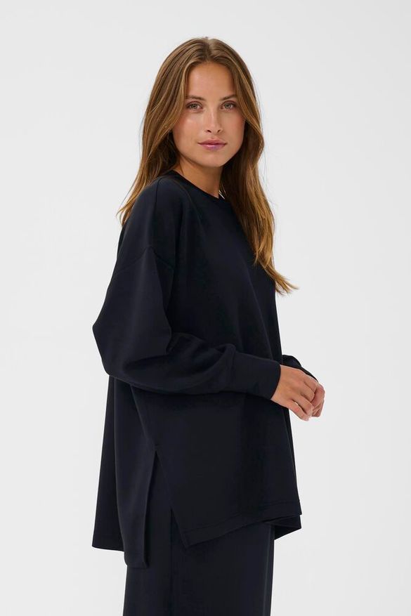 Collegepusero Annika musta-Puserot-Kaffe-Lahja ja sisustus Pussukka Katariina Home Oy