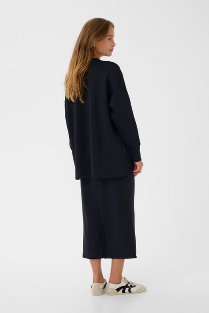 Collegepusero Annika musta-Puserot-Kaffe-Lahja ja sisustus Pussukka Katariina Home Oy