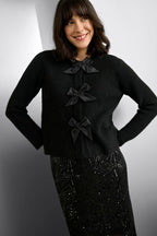 Neuletakki May musta-Neuleet/Neuletakit-Kaffe-Lahja ja sisustus Pussukka Katariina Home Oy