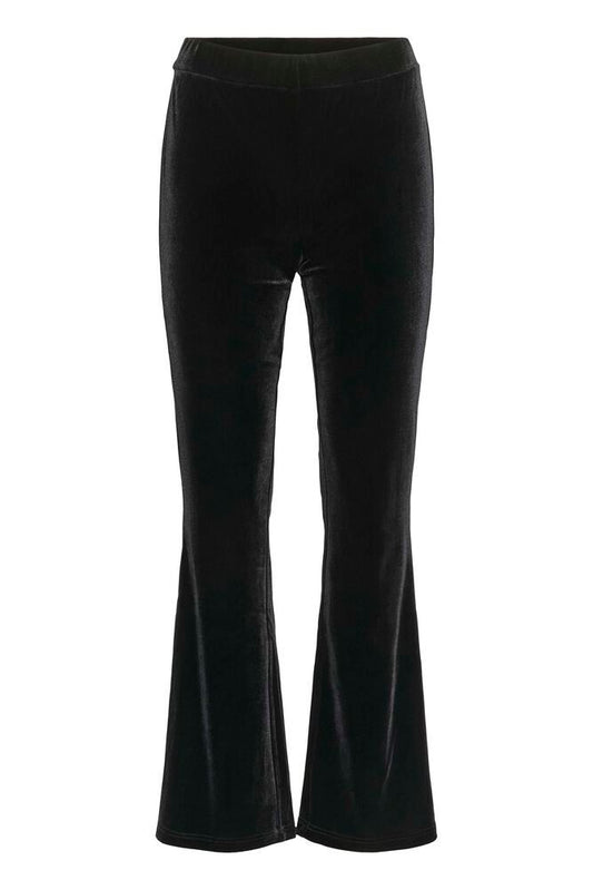 Samettileggins Kelly musta-Housut/Farkut-Kaffe-Lahja ja sisustus Pussukka Katariina Home Oy