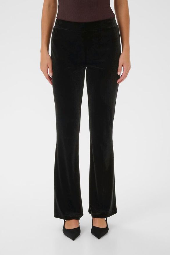 Samettileggins Kelly musta-Housut/Farkut-Kaffe-Lahja ja sisustus Pussukka Katariina Home Oy