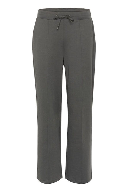 Housut Jenny vaaleanharmaa-Housut/Farkut-Kaffe-Lahja ja sisustus Pussukka Katariina Home Oy