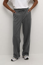 Housut Jenny vaaleanharmaa-Housut/Farkut-Kaffe-Lahja ja sisustus Pussukka Katariina Home Oy