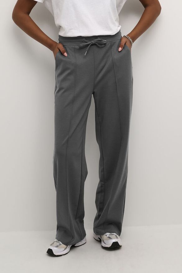 Housut Jenny vaaleanharmaa-Housut/Farkut-Kaffe-Lahja ja sisustus Pussukka Katariina Home Oy