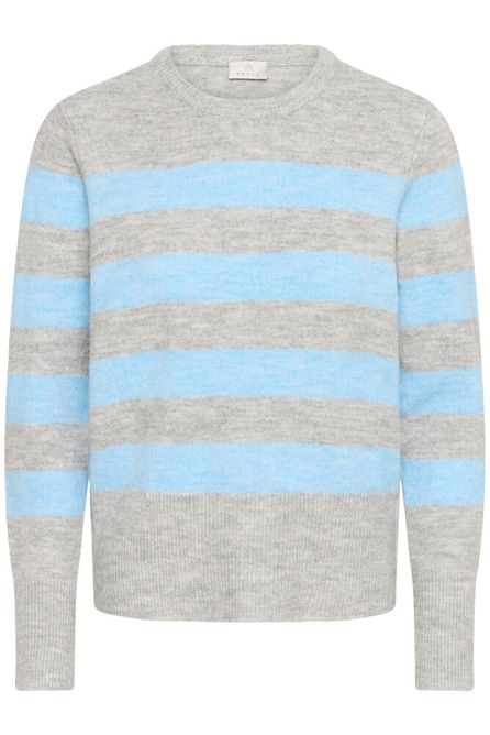 Neulepusero Aniel sini/harmaa raidallinen-Neuleet/Neuletakit-Kaffe-Lahja ja sisustus Pussukka Katariina Home Oy