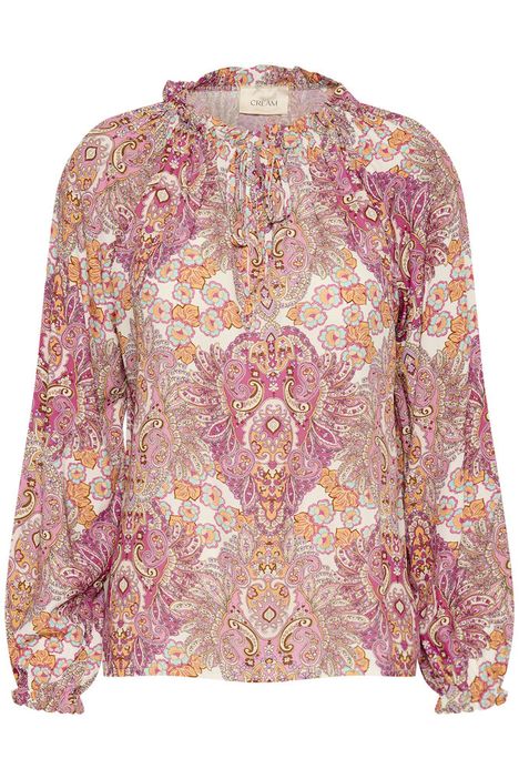 Pusero Astra pink paisley-Puserot-Cream Clothing-Lahja ja sisustus Pussukka Katariina Home Oy