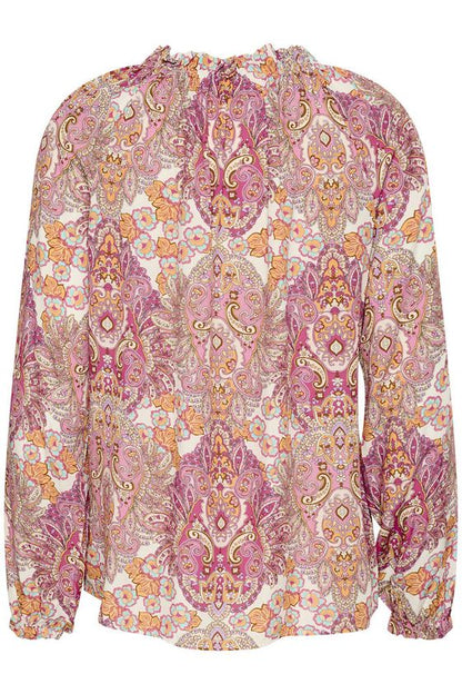 Pusero Astra pink paisley-Puserot-Cream Clothing-Lahja ja sisustus Pussukka Katariina Home Oy