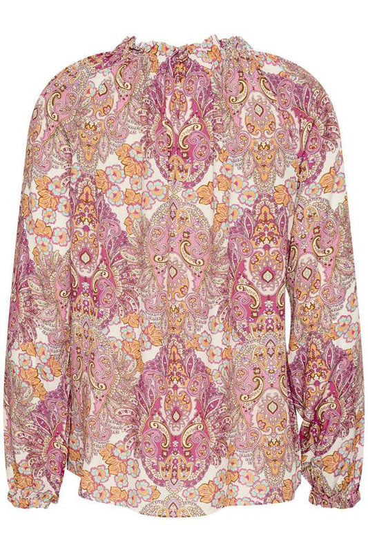 Pusero Astra pink paisley-Puserot-Cream Clothing-Lahja ja sisustus Pussukka Katariina Home Oy