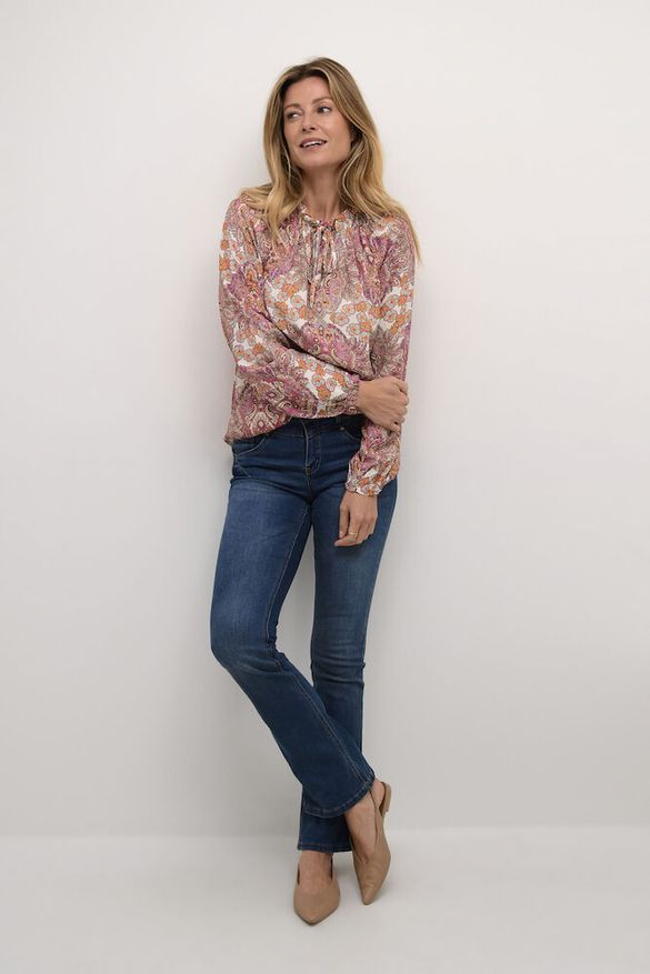 Pusero Astra pink paisley-Puserot-Cream Clothing-Lahja ja sisustus Pussukka Katariina Home Oy