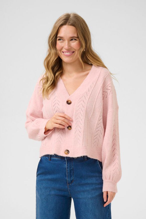 Neuletakki Holiday rose-Neuleet/Neuletakit-Cream Clothing-Lahja ja sisustus Pussukka Katariina Home Oy