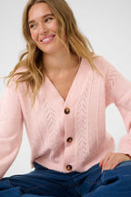 Neuletakki Holiday rose-Neuleet/Neuletakit-Cream Clothing-Lahja ja sisustus Pussukka Katariina Home Oy