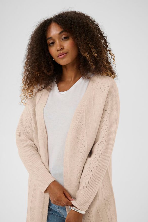 Neuletakki Holiday beige-Neuleet/Neuletakit-Cream Clothing-Lahja ja sisustus Pussukka Katariina Home Oy