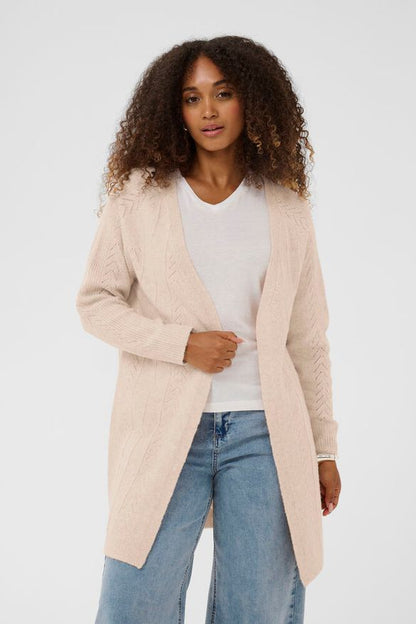 Neuletakki Holiday beige-Neuleet/Neuletakit-Cream Clothing-Lahja ja sisustus Pussukka Katariina Home Oy