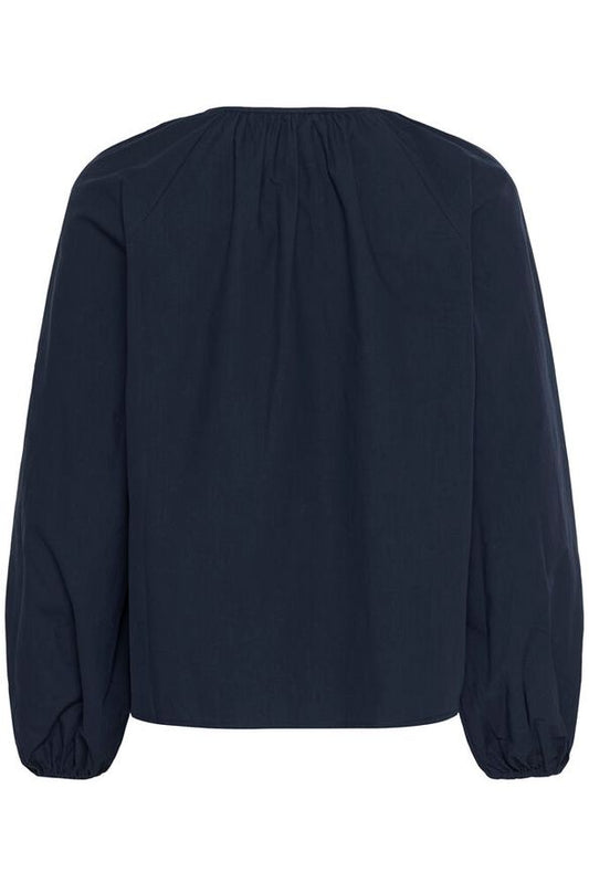 Pusero Isabelle tummansininen-Puserot-Cream Clothing-Lahja ja sisustus Pussukka Katariina Home Oy