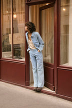 Farkkutakki Rafel vaaleansininen-Takit/Jakut-Cream Clothing-Lahja ja sisustus Pussukka Katariina Home Oy