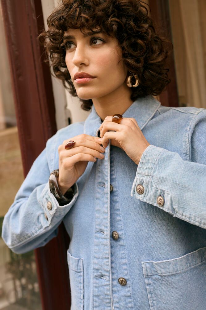 Farkkutakki Rafel vaaleansininen-Takit/Jakut-Cream Clothing-Lahja ja sisustus Pussukka Katariina Home Oy